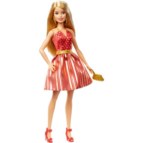 Barbie Holiday Doll W Ith Party Dress And Accessories