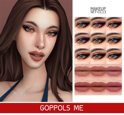 Goppols Me Gpme Gold Makeup Set Cc13 Download Hq Mod Sims 4 Cc