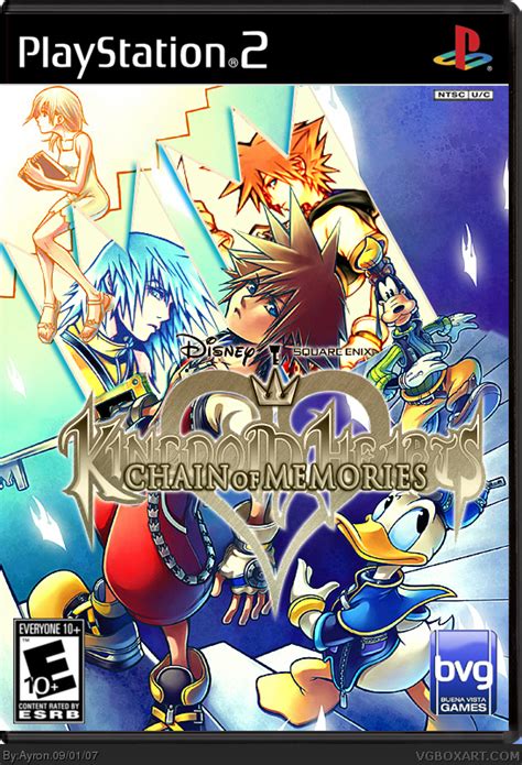 Kingdom Hearts Chain Of Memories Playstation 2 Box Art Cover By Ayron