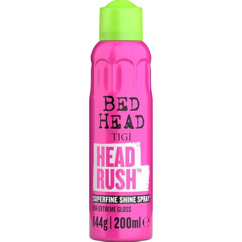 TIGI Bed Head Head Rush Superfine Shine Spray 200ml Justmylook