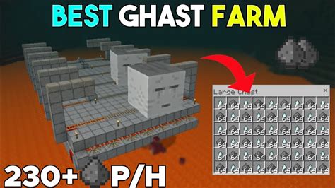 Best Ghast Farm In Minecraft 119 Bedrockmcpex Boxps4consolenintendo Switchwindows 10