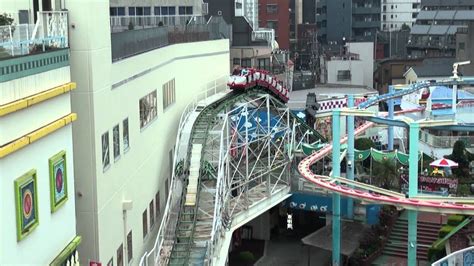 Rollercoaster At Hanayashiki Amusement Park Asakusa Japan Youtube