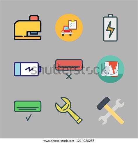Repair Icon Set Vector Set About Stock Vector Royalty Free 1214026255
