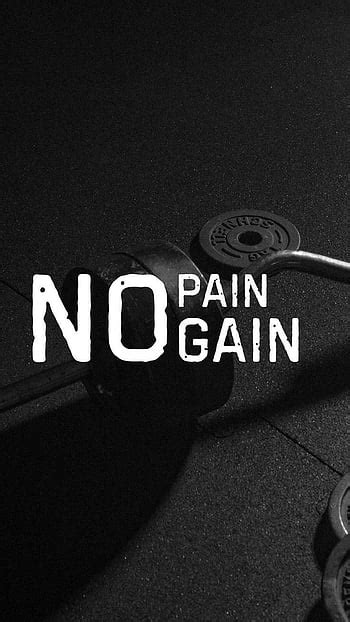 Pain And Gain Quotes Pain No Pain No Gain Hd Phone Wallpaper Pxfuel