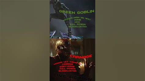 Green Goblin Vs Carnage Live Action Youtube