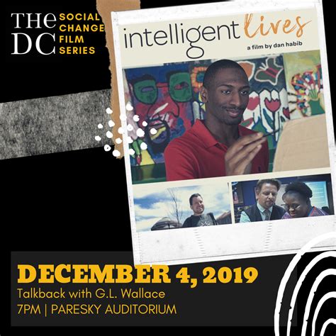 Dc Social Change Film Series Intelligent Lives On December 4th 7pm