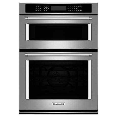 Kitchenaid 30 In Electric Even Heat True Convection Wall Oven With