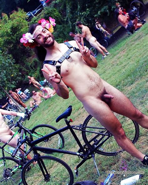 Naked Bike Ride Cycling Showing Titis Pussies Some Cocks Photo