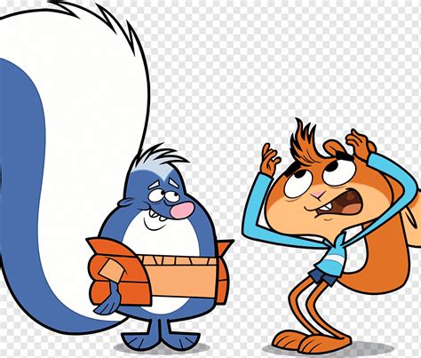 다람쥐 Ytv 텔레비전 쇼 애니메이션 무서운 다람쥐들 텔레비전 척골가있는 만화 Png Pngwing
