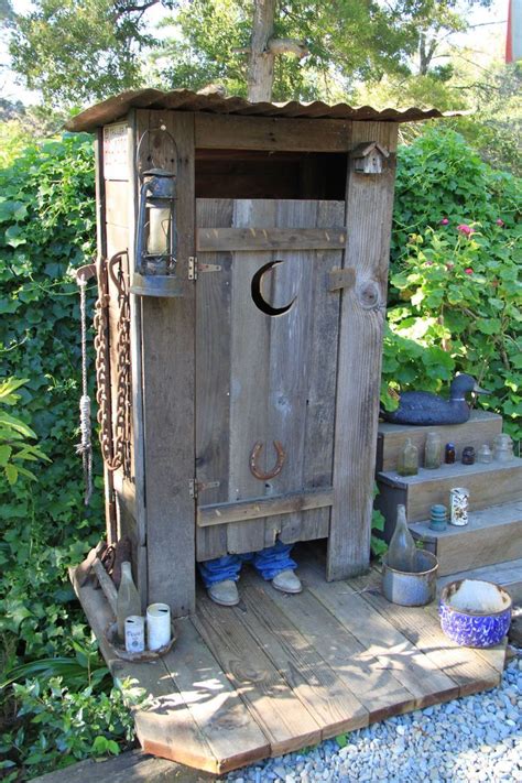 How To Build An Outhouse Toilet Image To U