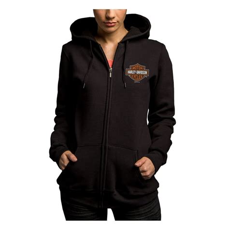 Harley Davidson Harley Davidson Womens Hot For Power Full Zip Fleece