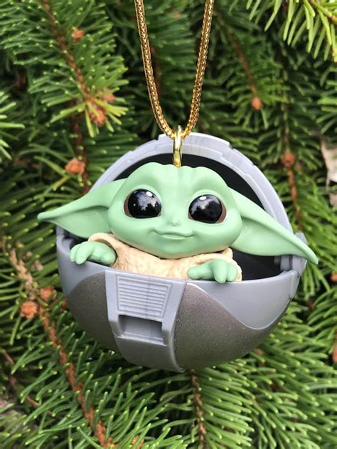 Grogu Baby Yoda Handmade The Child Ornaments From Star Wars Etsy