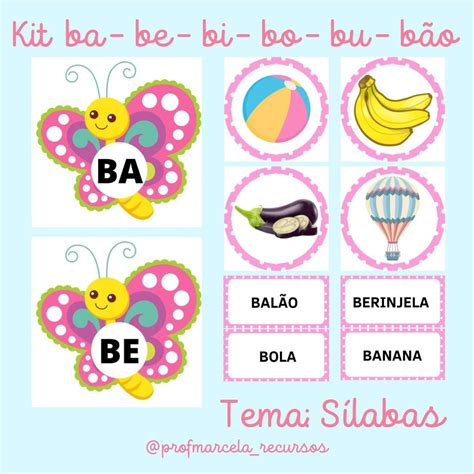 Atividades De Alfabetização Babebibobu