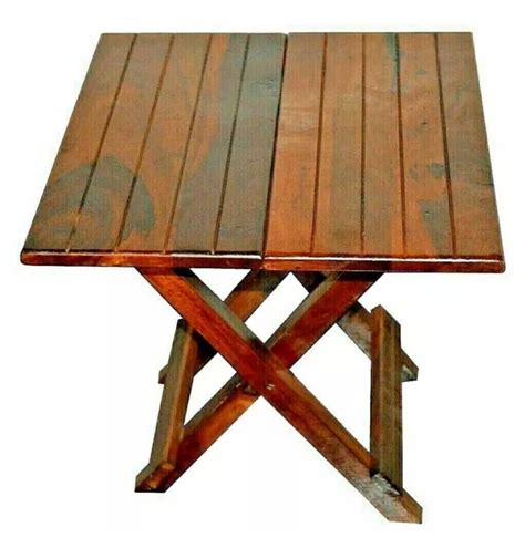 Indian Wood Solid Sheesham Mahogany Surface Foldable Table Wood Dining