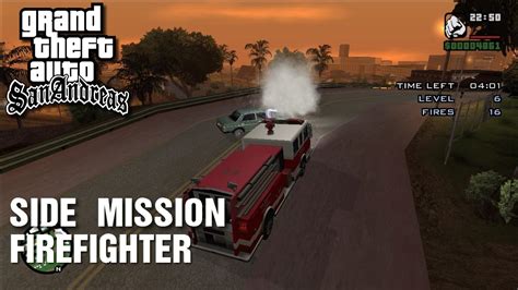 Gta San Andreas Side Mission Firefighter Youtube