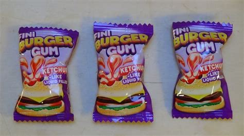 Burger Gum Hamburger Bubblegum By Fini Youtube