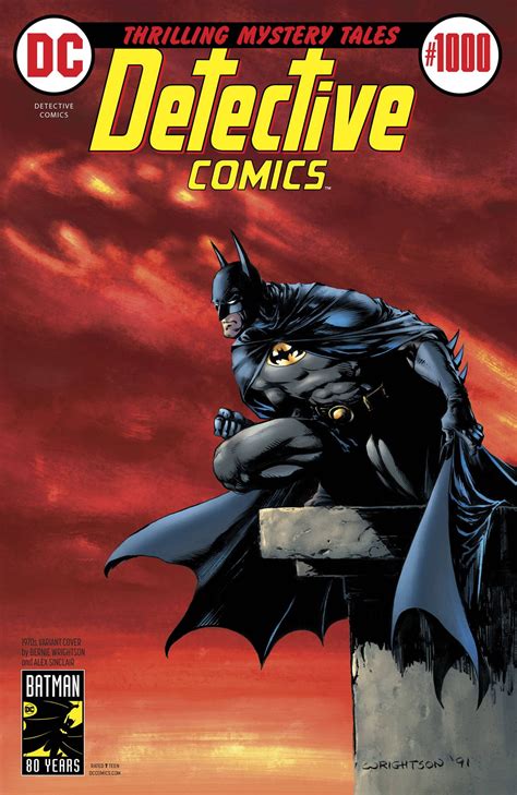 Dc Detective Comics 1000 1970s Variant Cover