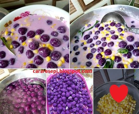 Resepi bubur candil ubi keledek ungu. Food, Lifestyle, Education, Parenting, DIY | CaraResepi
