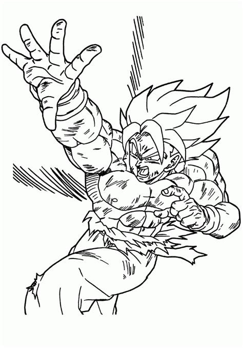 A cool collection of dragon ball z coloring pages. Free Printable Dragon Ball Z Coloring Pages For Kids