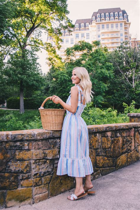 Picnic Outfit Discover A Striped Maxi Dress Perfect For A Picnic Glam Life Living A Picnic Is