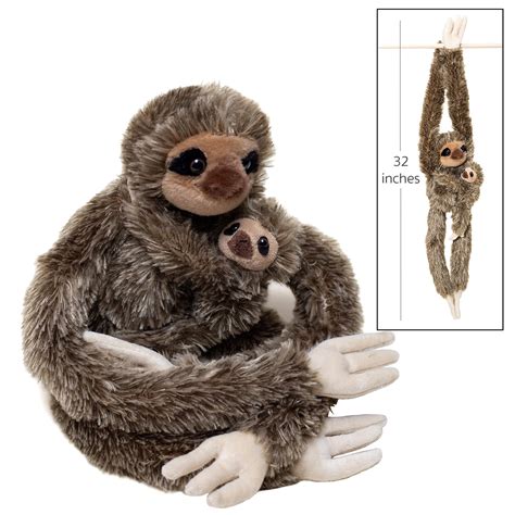Buy Edgewood Toys 32 Inch Hanging Sloth Stuffed Animal With Baby