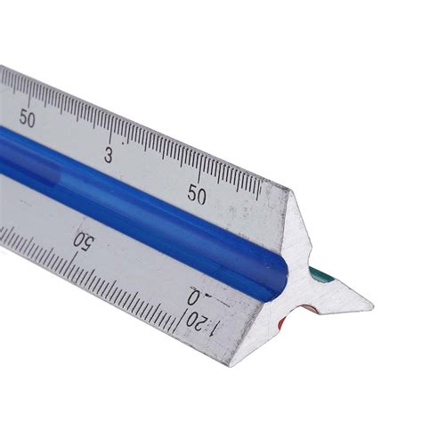 New Aluminium Triangle Ruler 15cm Or 30cm Three Color Coded Sides
