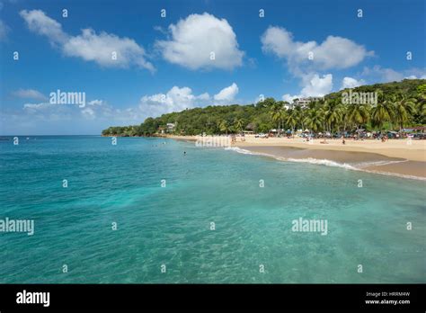 Turquoise Blue Sea Crash Boat Beach Aguadilla Puerto Rico Stock Photo