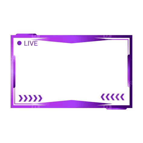 Live Streaming Clipart Vector Frame Twitch Live Stream Frame