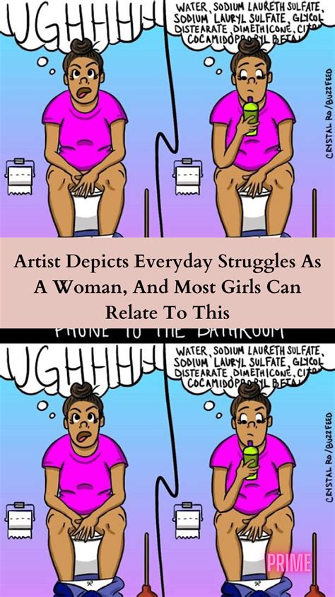 artist depicts everyday struggles as a woman and most girls can relate to this 30 pics artofit