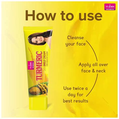 Buy VI JOHN Women Turmeric Cream Skin Shield For Healthy Glow Online