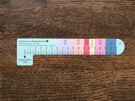 Penis Condom Size Measurement Tool For You LOVE Made In Sweden EBay