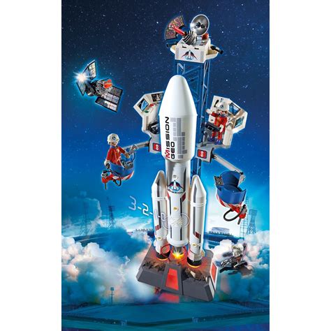 Playmobil City Action Space Rocket And Base Station