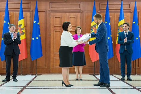 another step towards the eu moldova handed over the first part of the completed questionnaire