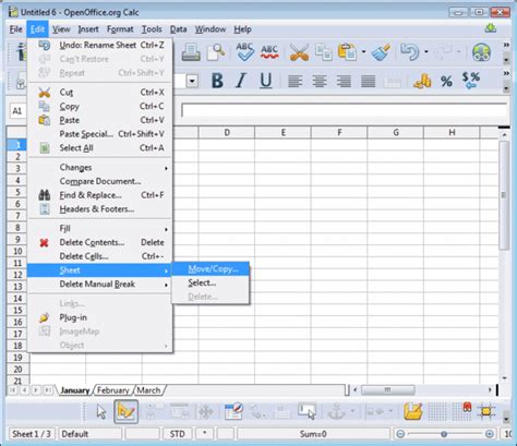 Openoffice Org Training Tips And Ideas Copying Multiple Sheets At Once In Calc Spreadsheets
