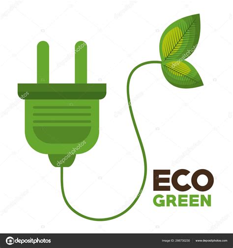 Eco Green Environmental Poster Stock Vector Image By Yupiramos