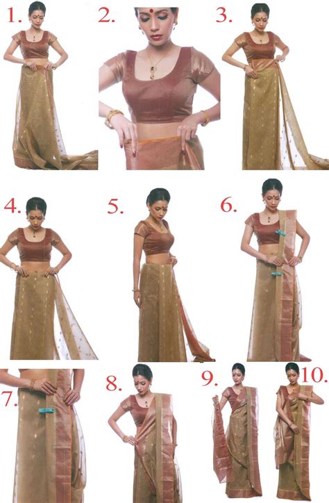 How To Draw A Saree Step By Step Design Talk