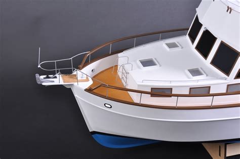 Premium Line Kymodels Grand Banks 120 Pre Built Model Boat