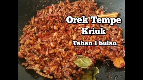 Potong tempe ukuran kecil ( sekitar 1/4 cm x 2 cm ), lalu goreng hingga kering, sisihkan. Resep orek kering tempe teri awet tahan 1 bulan||orek ...