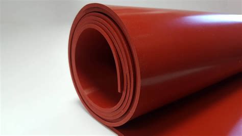 Silicone Rubber Rolls & Sheets 60A Medium Hardness — Rubber Sheet ...