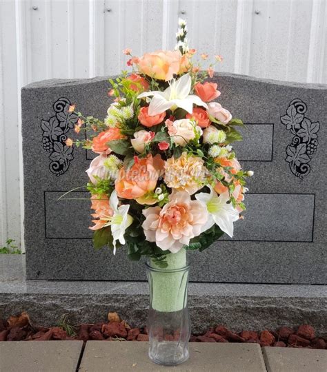 We offer subscriptions for added savings. Cemetery Permanent Vase Flowers-Flowers For Grave-Cemetery ...