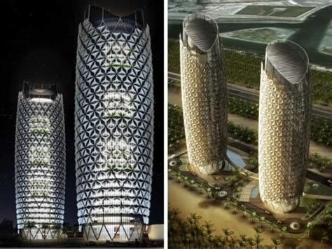 Abu Dhabi Investment Council Headquarters Towers Inhabitat Green