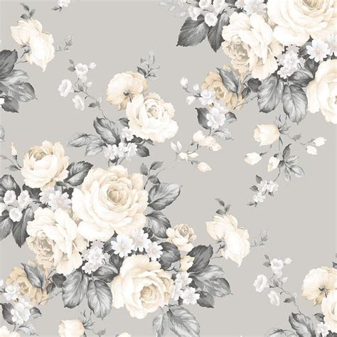 Norwall Grand Floral Vinyl Roll Wallpaper Covers 56 Sq Ft Mh36505
