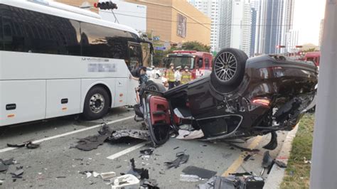 Porsche Driver Who Caused Haeundae Accident Arrested Says Sorry