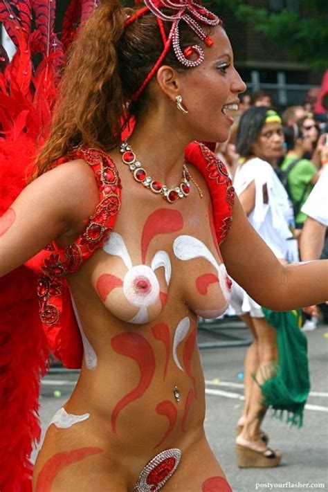 Brazil Carnival Women Nude Cumception