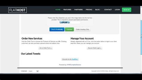 To begin, download a suitable website header template. Flathost Responsive Html Template Whmcs Header And Footer