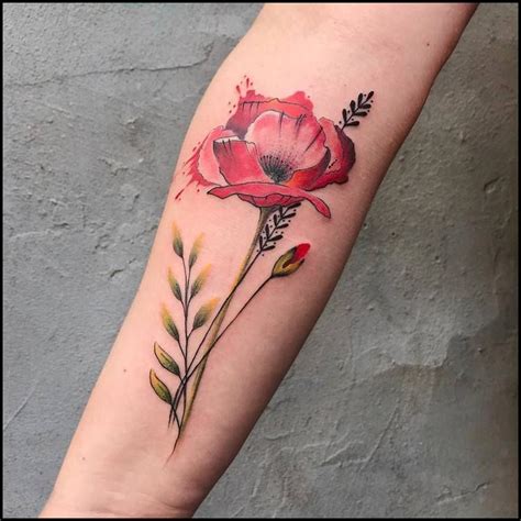 60 Beautiful Poppy Tattoo Designs And Meanings Page 3 Of 6