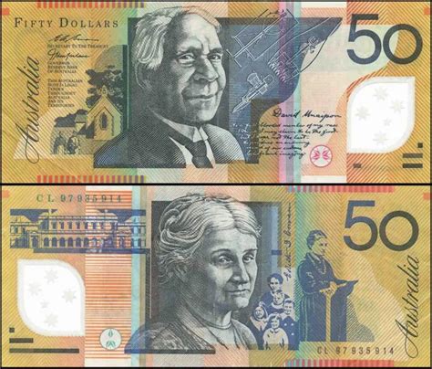Australia 50 Dollars Banknote Used Dollar Banknote Dollar Bank Notes