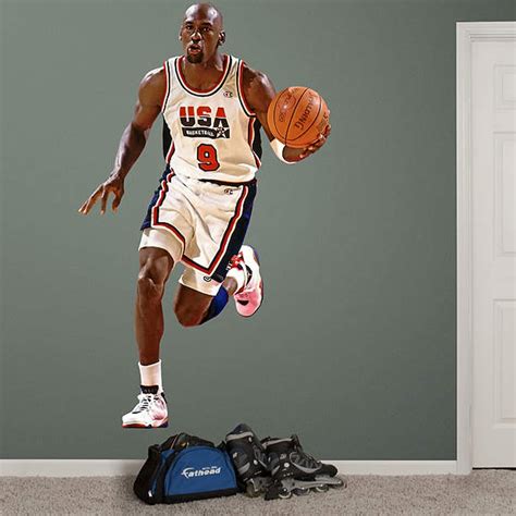 Michael Jordan Team Usa Fathead Real Big Peel And Stick 1992 Dream Team