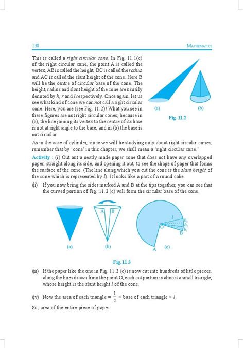 Ncert Book Class 9 Maths Chapter 11 Surface Area And Volume Pdf