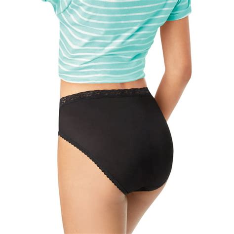 Hanes Hanes Womens Nylon Brief Panties 6 Pack